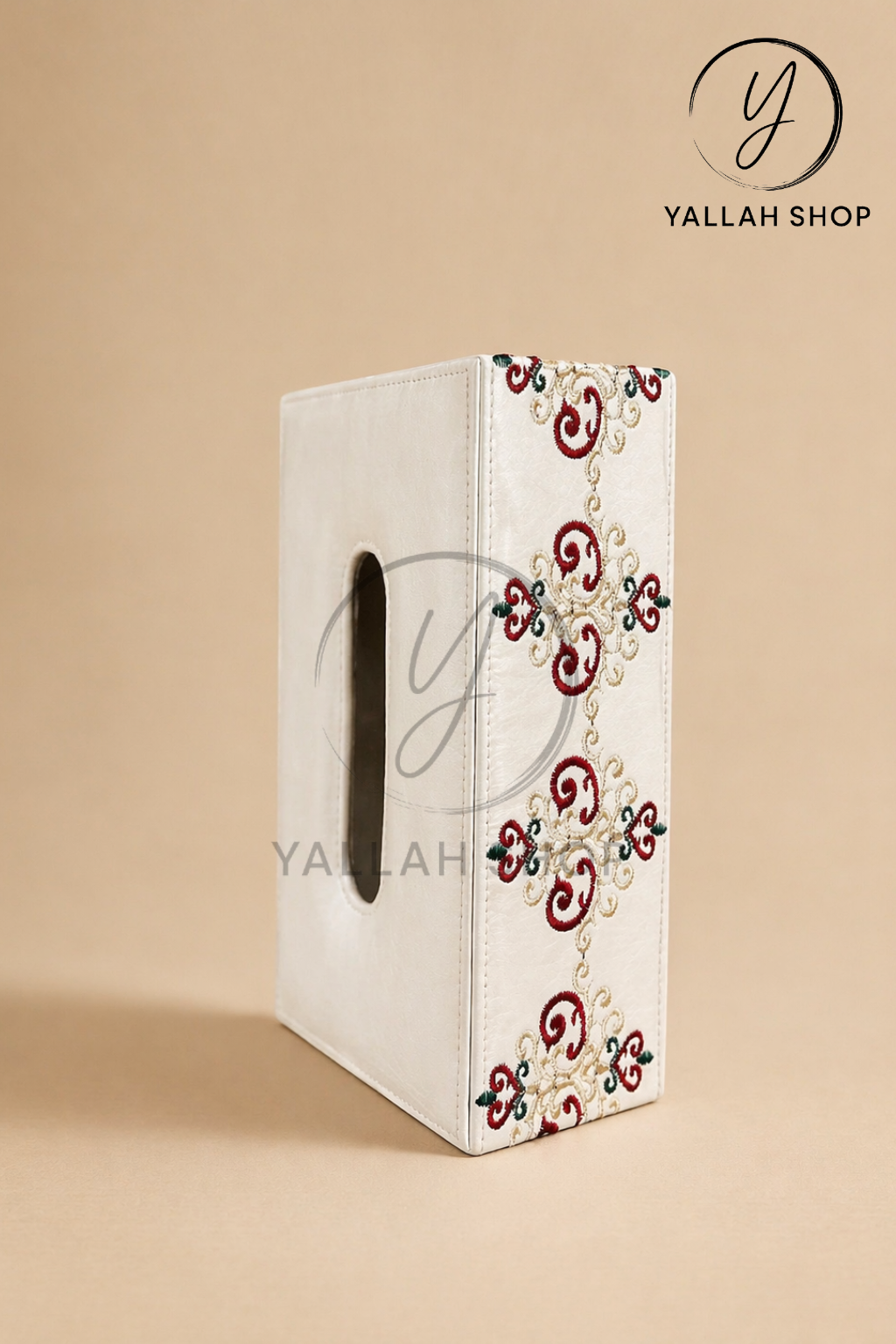 ✨ علبة مناديل فاخرة بتطريز راقٍ Boite kleenex brodée