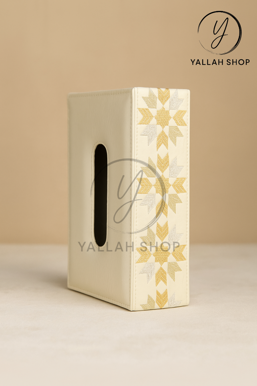 ✨ علبة مناديل فاخرة بتطريز راقٍ Boite kleenex brodée