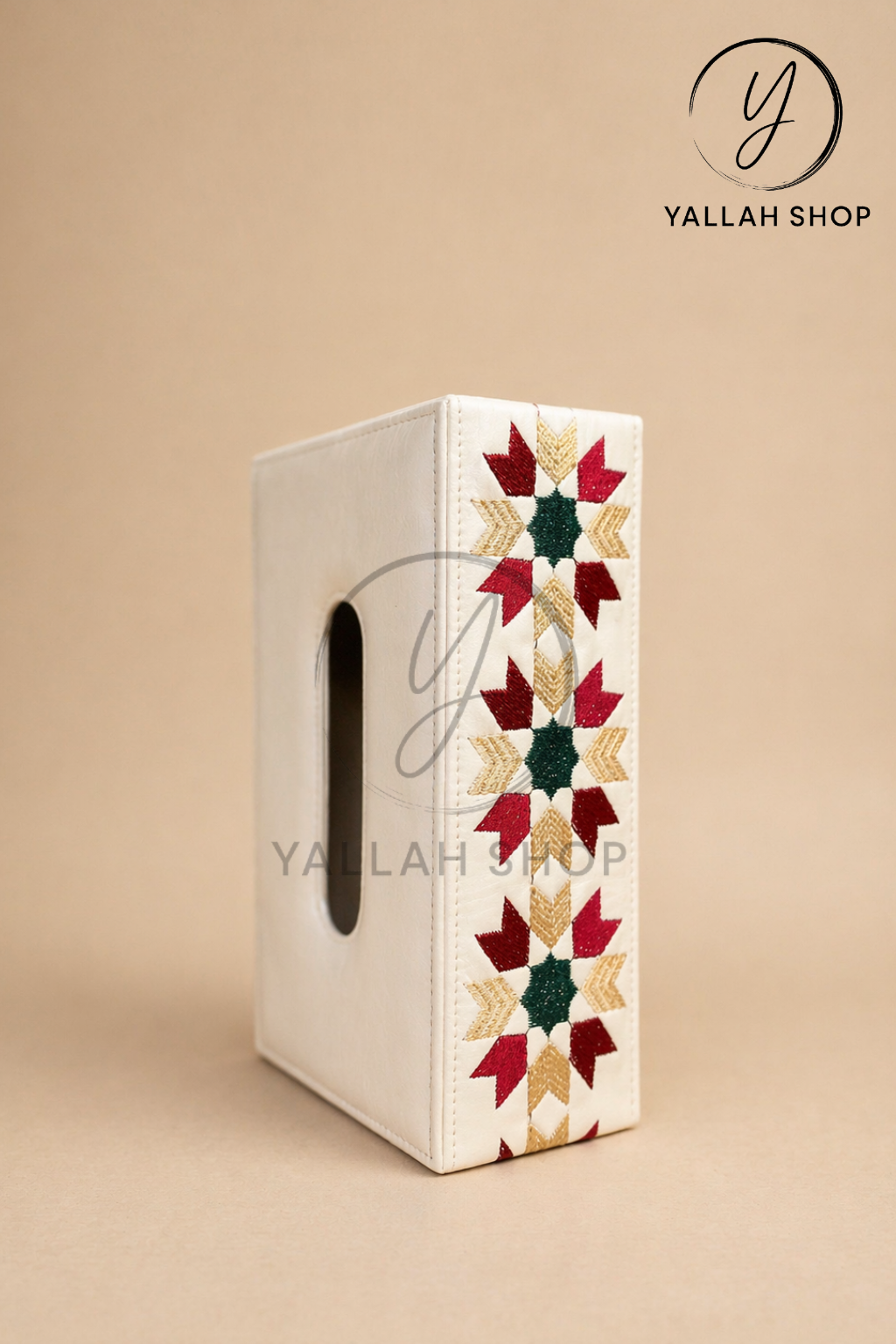 ✨ علبة مناديل فاخرة بتطريز راقٍ Boite kleenex brodée